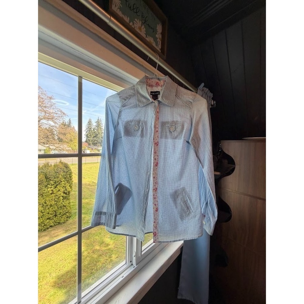 Y2K Women's 100% Cotton Blouse by Wet Seal - Size Small